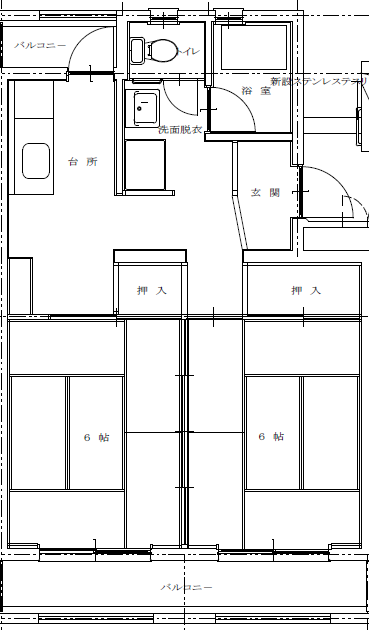 今町団地間取り図