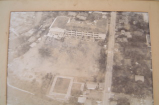 現校舎の航空写真
